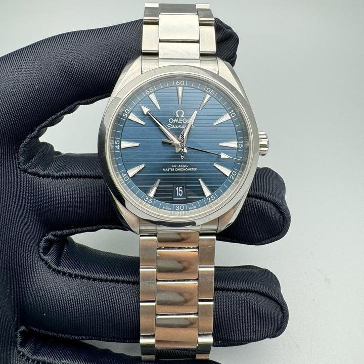 Seamaster Aqua Terra 150M Erkek Otomatik Saat | Mavi