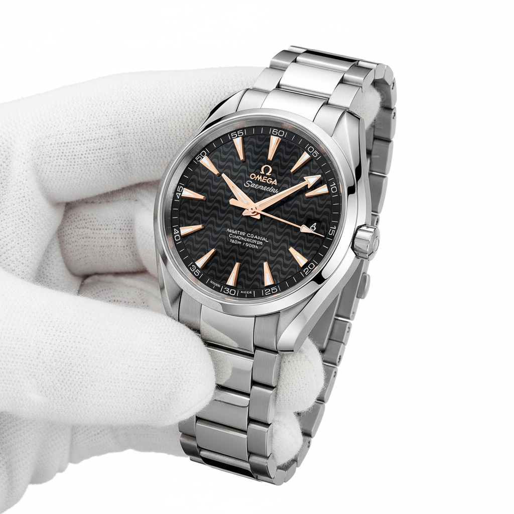 Seamaster Aqua Terra 150M Erkek Otomatik Saat | Siyah