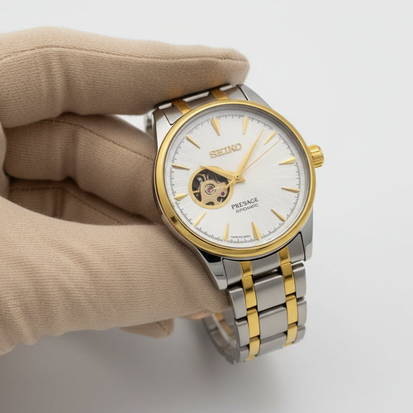 Presage Open Heart Erkek Kol Saati | Gold