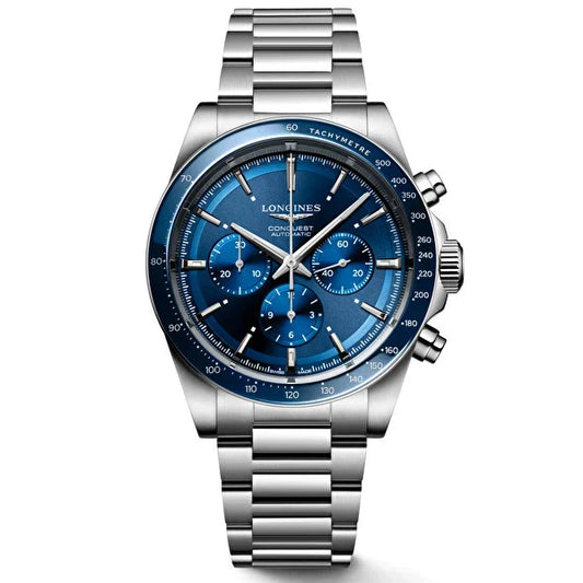 Conquest Chronograph Otomatik Erkek Kol Saati | Mavi