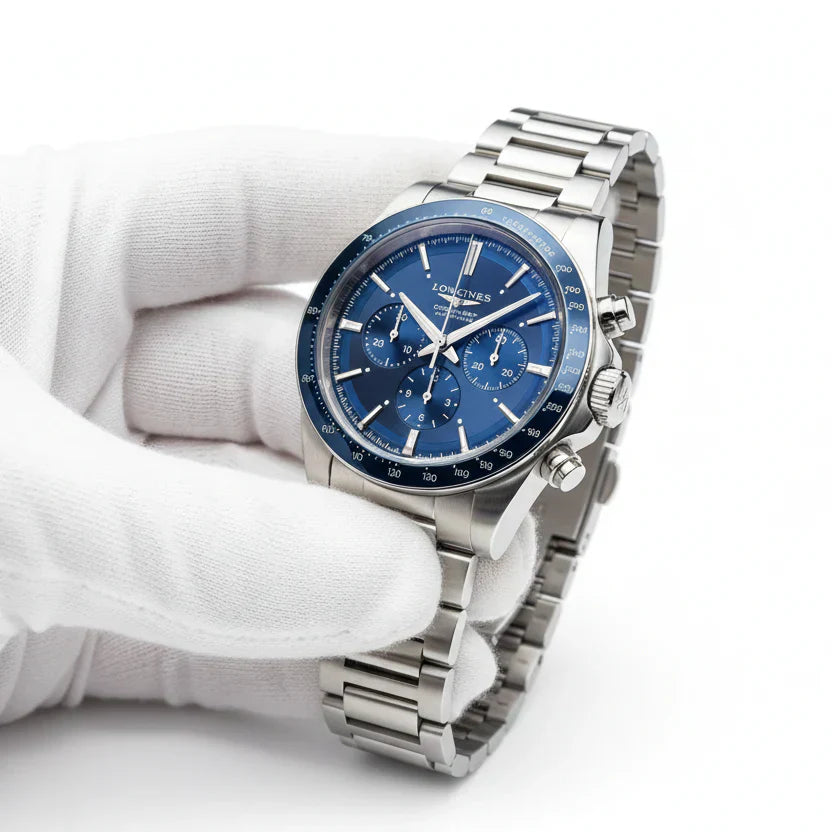 Conquest Chronograph Otomatik Erkek Kol Saati | Mavi