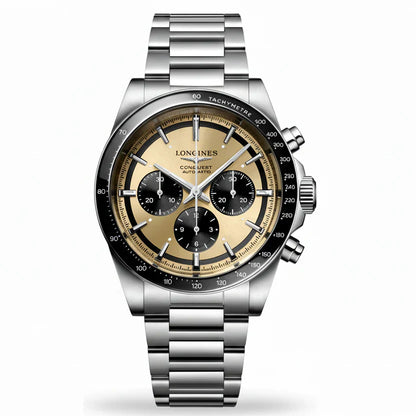 Conquest Chronograph Otomatik Erkek Kol Saati | Gold